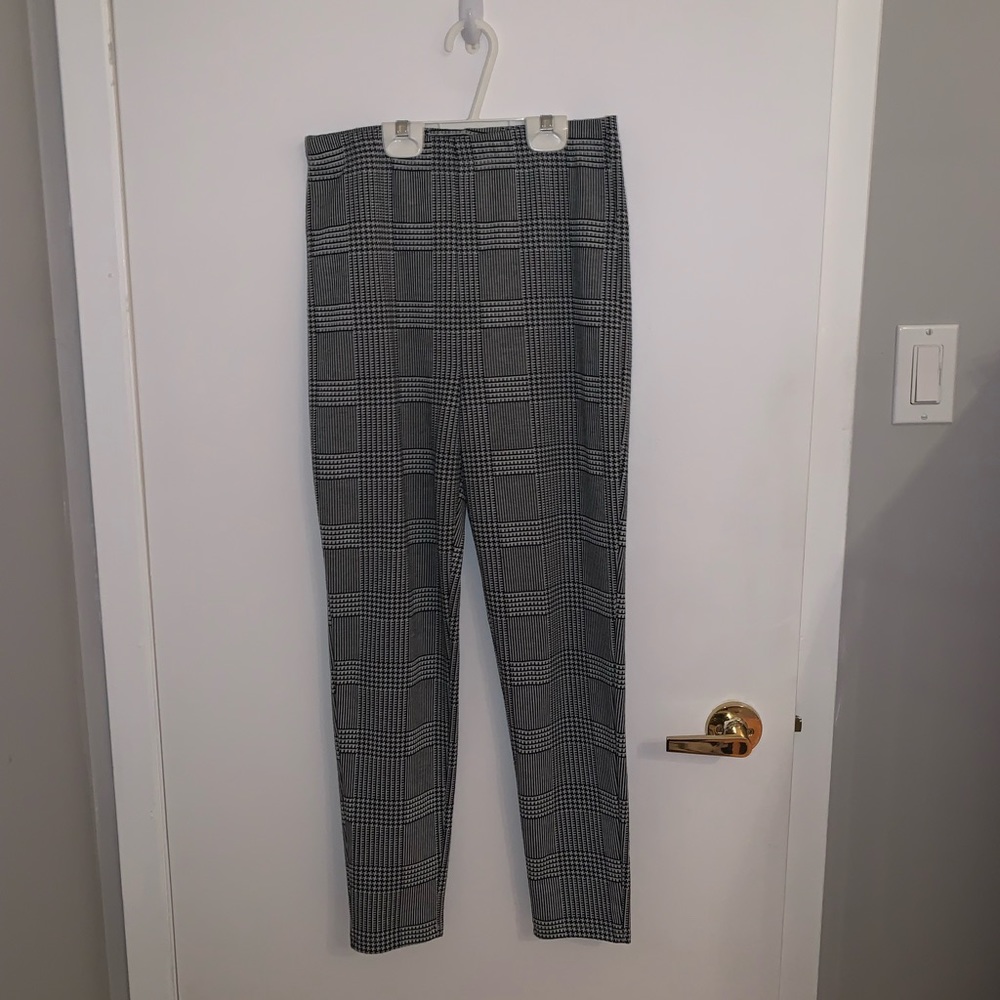 [M] F21 houndstooth leggings